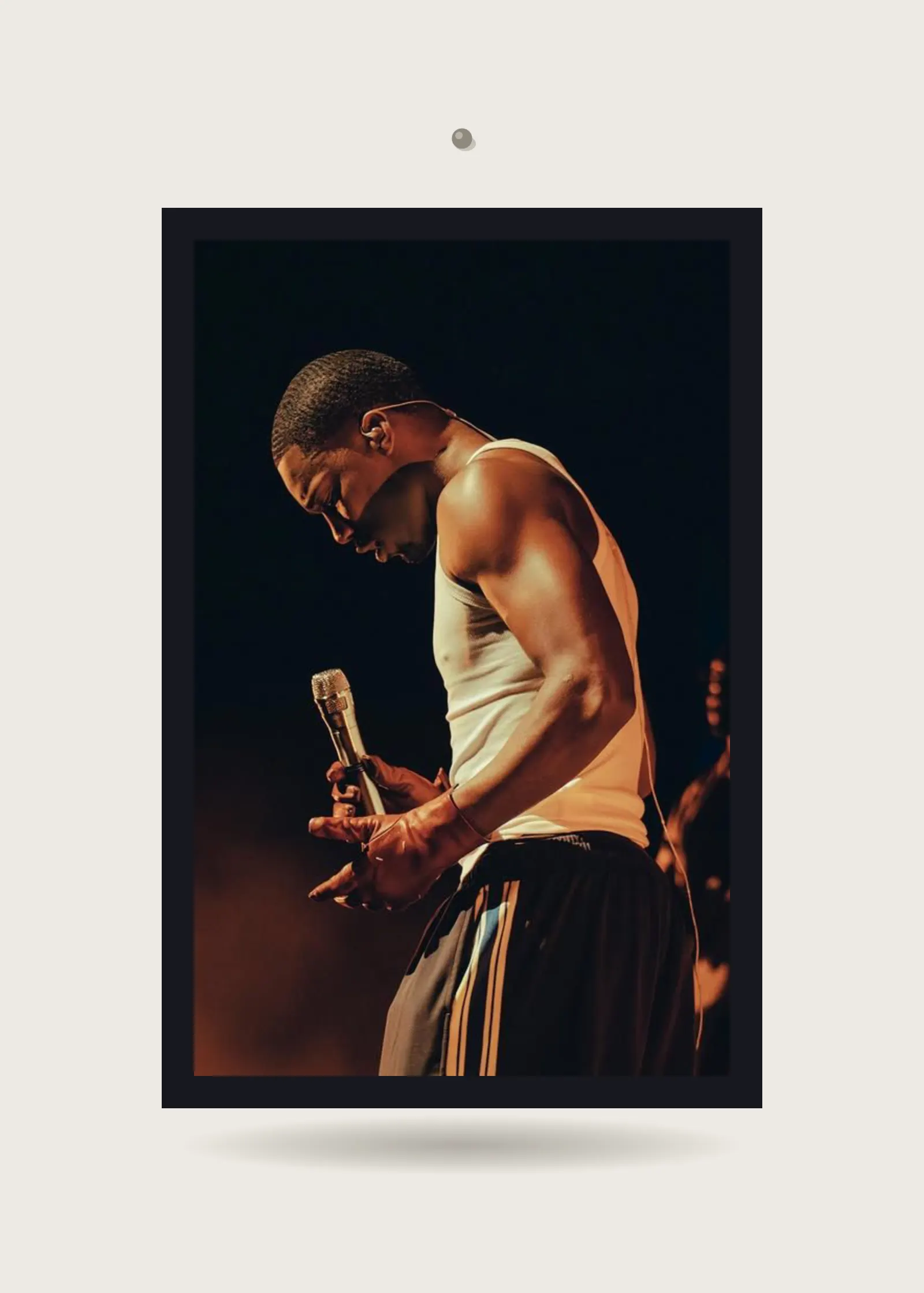 GIVĒON – Live Stage Performance — Acrylic · Black